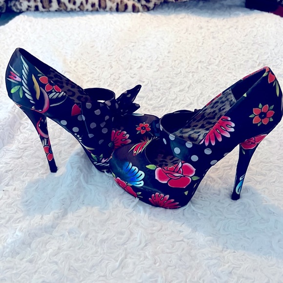 Rockabilly babydoll heels SZ 8 - Picture 4 of 4